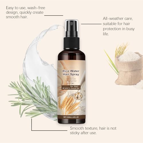 Spray para cabello con agua de arroz 100 ml miniatura 2