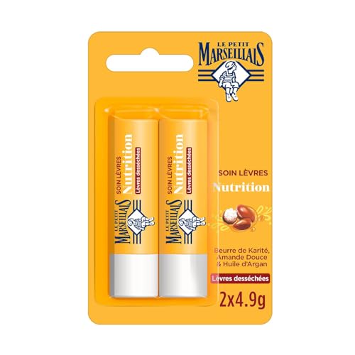 Le Petit Marseillais - Soins des Lèvres Stick Lèvres Nutrition Lèvres Desséchées x 2