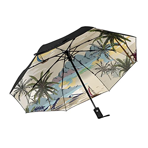 Parapluie de voyage automatique pour ne plus jamais être surpris par les tempêtes