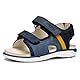 Geox Baby-Jungen B Delhi Boy A Sandal, Dk Navy/Dk Yellow, 22 EU