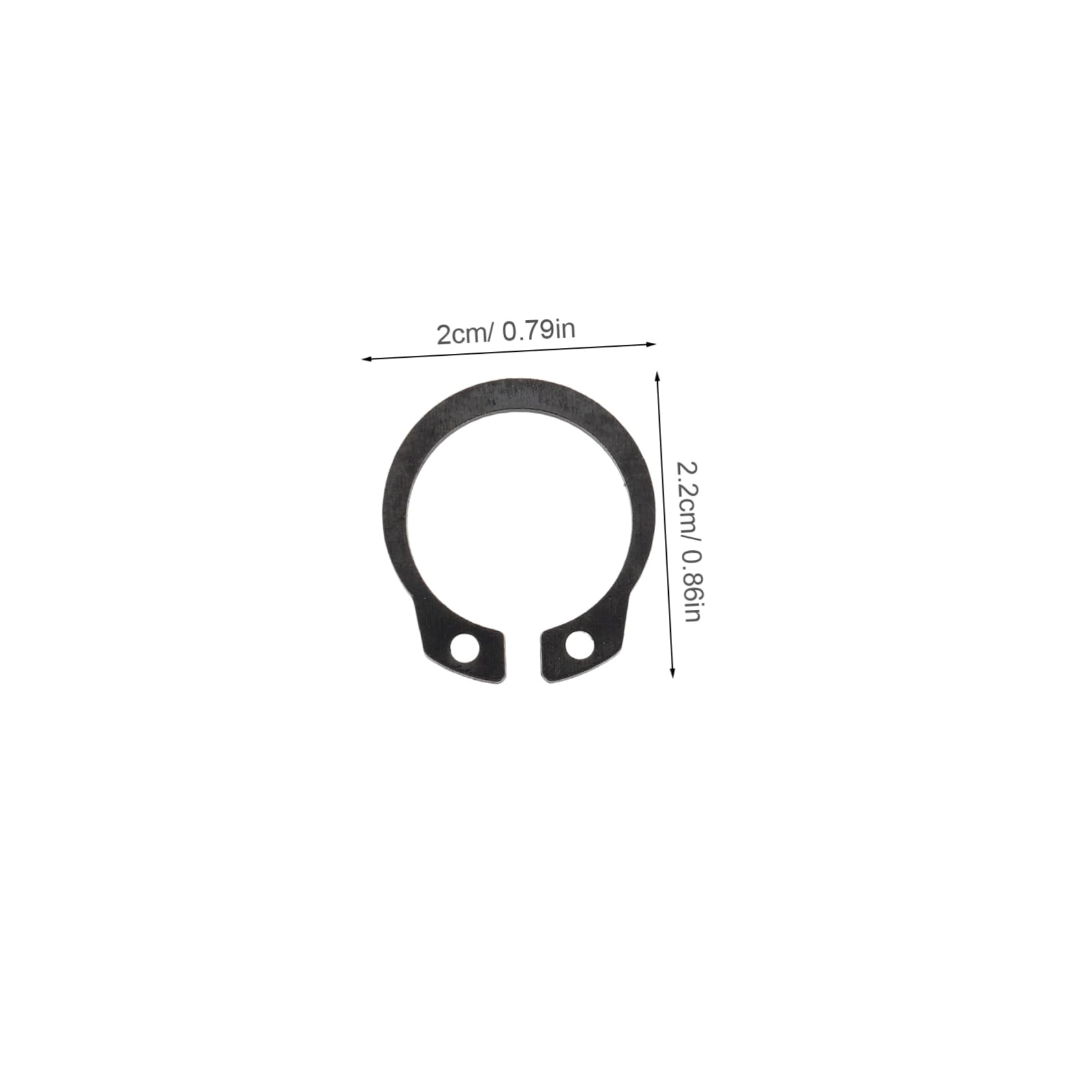 PRETYZOOM Versatile Jack Hydraulic Rod Retaining Ring c Ring Washer External Retaining Snap for Horizontal Hydraulic Jacks