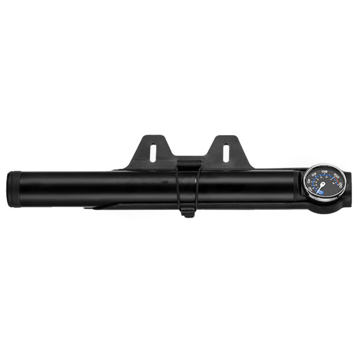 GLEAVI Gonfleur de Pneus Portable Compresseur D'air Électrique en Alliage D'aluminium Noir, Pompe à Vélo Haute Pression, Léger et Compact, pour Valves Presta et Standard