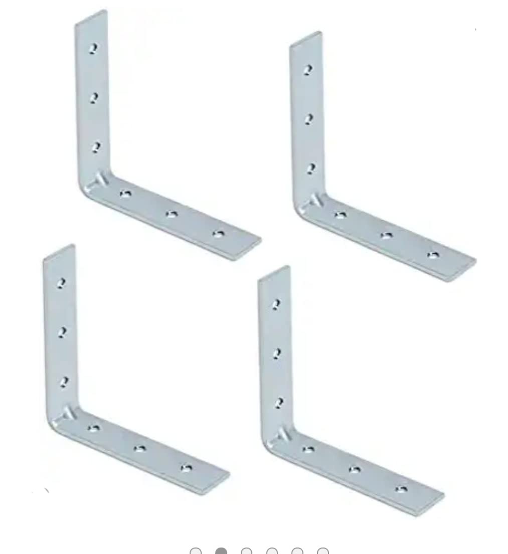 Castersman. Angle Bracket for Reinforcing Chairs/Tables Shelf Bracket