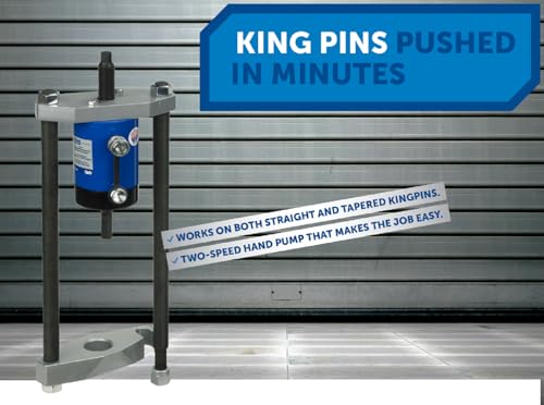 Image of OTC 4240A 30-Ton King Pin and Brake Anchor Pusher Set | Comes Complete with Hydraulic Cylinder, 2-Speed Hand Pump, Adapters, and More