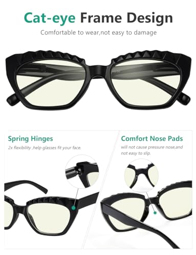 Image of Eyekepper 5-pack Reading Glasses Blue Light Blocking Women Stylish Readers