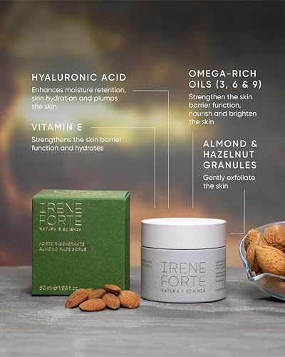 Irene Forte Almond Face Scrub With Hyaluronic Acid, view 3