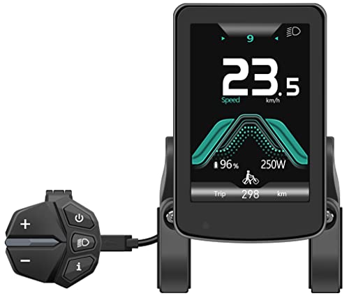 eBike Display for BAFANG Motor Conversion Kit Ebike Computer with 5 Level PAS UART Protocolo