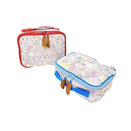 [RAU-RAU-G YUKA(らうらうじ ゆか)]おむつポーチ/ひと柄(赤色)