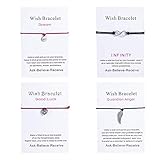 4 Pcs Infinity Symbol/Angel Wing/Heart/