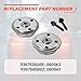 YDMON VVT Intake Exhaust Camshaft Sprocket Phaser, Compatible with Mini Cooper Countryman Paceman 1.6L 2007-2016, Engine Timing Camshaft Adjuster Gears with Bolts Replaces Part 11367545862 11367536085
