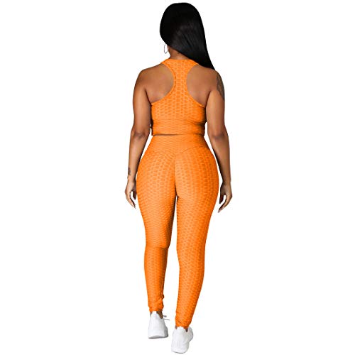 Image of Nimsruc Workout Sets For Women 2 Piece Outfits Sexy Summer Sweatsuits Jogging Suits Casual Bodycon Tracksuits