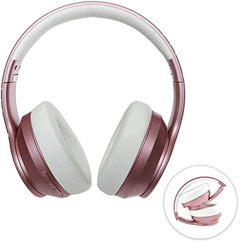 PowerLocus P6 Bluetooth Headphones Over Ear, Wireless Headphones, Super Bass Hi-Fi Stereo Sound, 20Hrs Battery Life,Soft Earmuffs, Headphones with Mic, Voice Assistant for iPhone,Android,Laptops,PC,TV