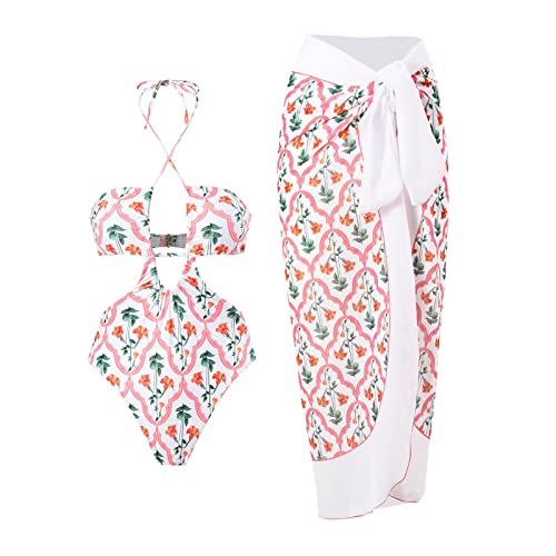 Maillot de bain enceinte grande taille avec short de plage imprimé