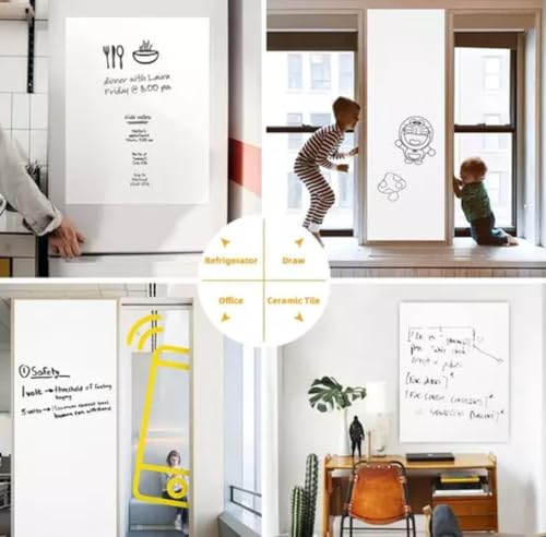 Image of White Board Wallpaper-Self-Adhesive