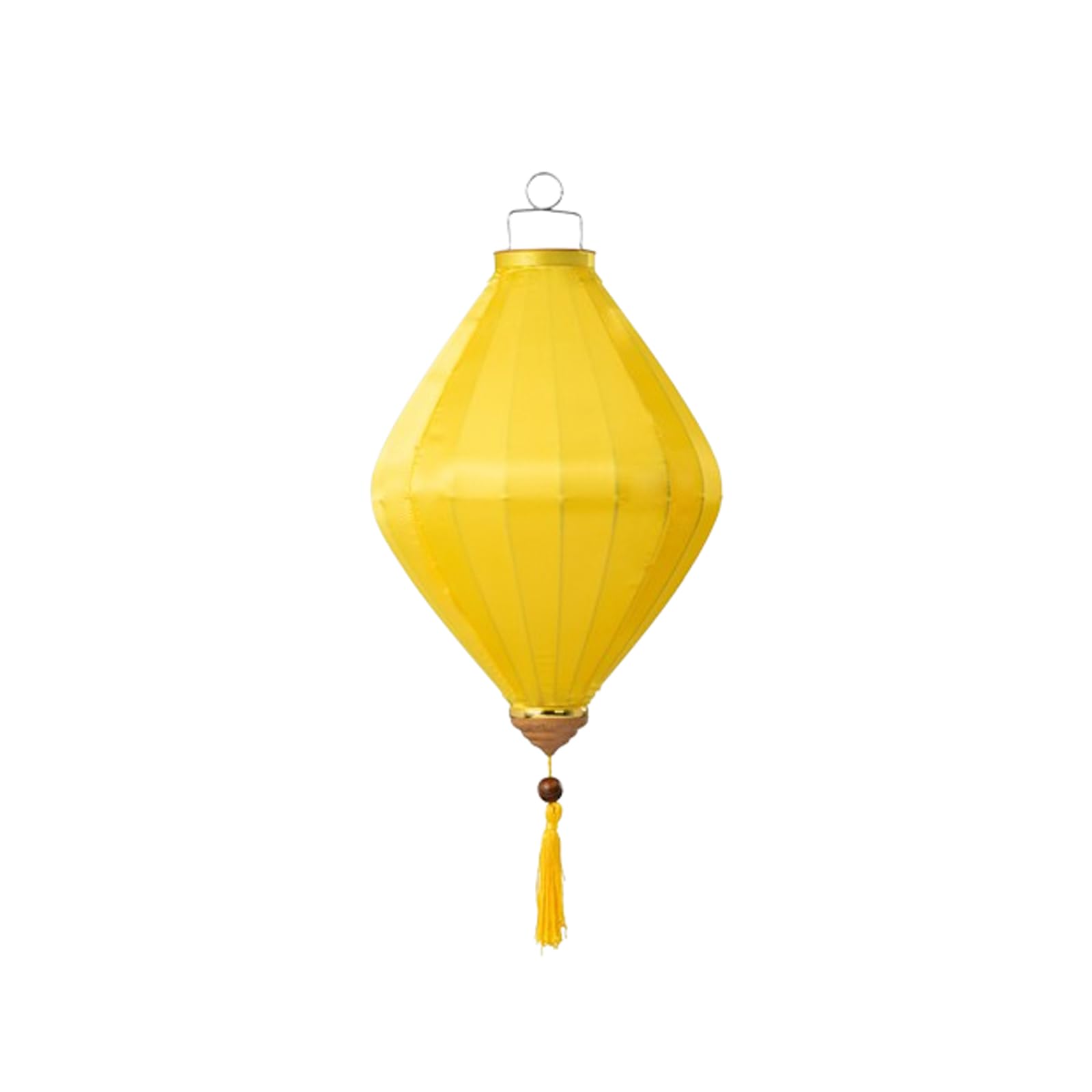Farol Oval Silk Lantern Chinese Festive Satin Lantern Traditional Oriental Hanging Lantern with Tassel for Mid-Autumn New Year Christmas Decor Linterna