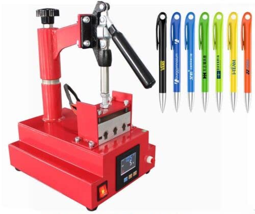 Máquina de prensa térmica digital para bolígrafos 220V miniatura 5