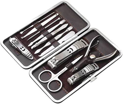 The 9192 12-in-1 Stainless Steel Manicure Pedicure Set: A Comprehensive Care Kit for Nails, Skin, and Facial Hair Get Salon-Style Grooming at Home
