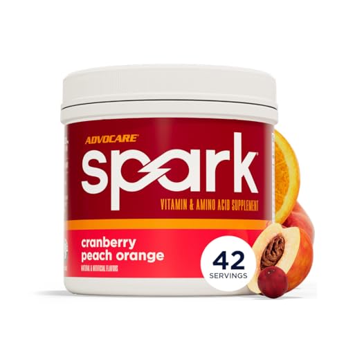 Image of AdvoCare Spark - Energy Drink Mix - Vitamin & Amino Acid Supplement - Supports Energy & Focus - Portable Immune Support - Sugar-Free - Cranberry Peach Orange (10.5 oz)