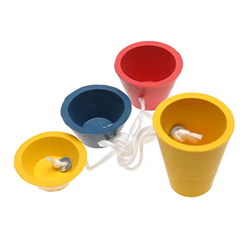 Pixnor 4Pcs Jumbo Rubber Winter Golf Tees Ideal for Frosty Days