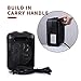 Portable Electric Space Heater - 1500W/750W Ceramic Room Heater with Tip Over and Overheat Protection, 200 Square Feet Fast Heating for Indoor Desk Office Floor, Black