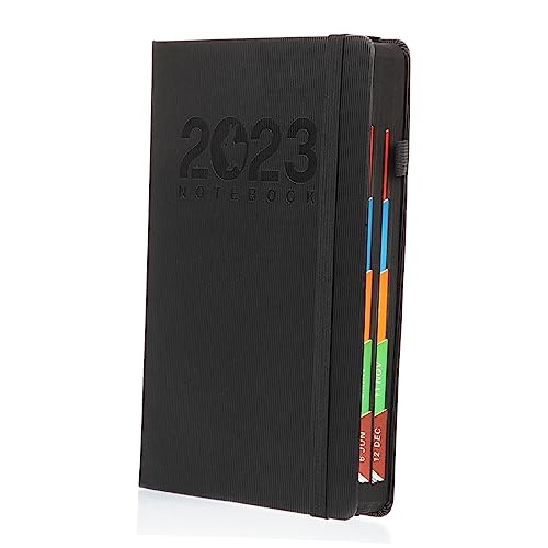 Tofficu 年 デイリープランナー 日ページ マンスリープランナー 学生用 教師用 日程管理 付箋メモあり 持ち運び便利