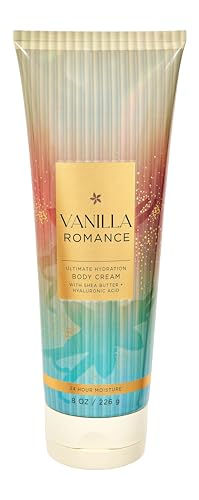 Bath Body Vanilla Romance Scented Body Cream - Ultimate Hydration, 8 Oz - Moisturizing Skincare for Soft & Smooth Skin