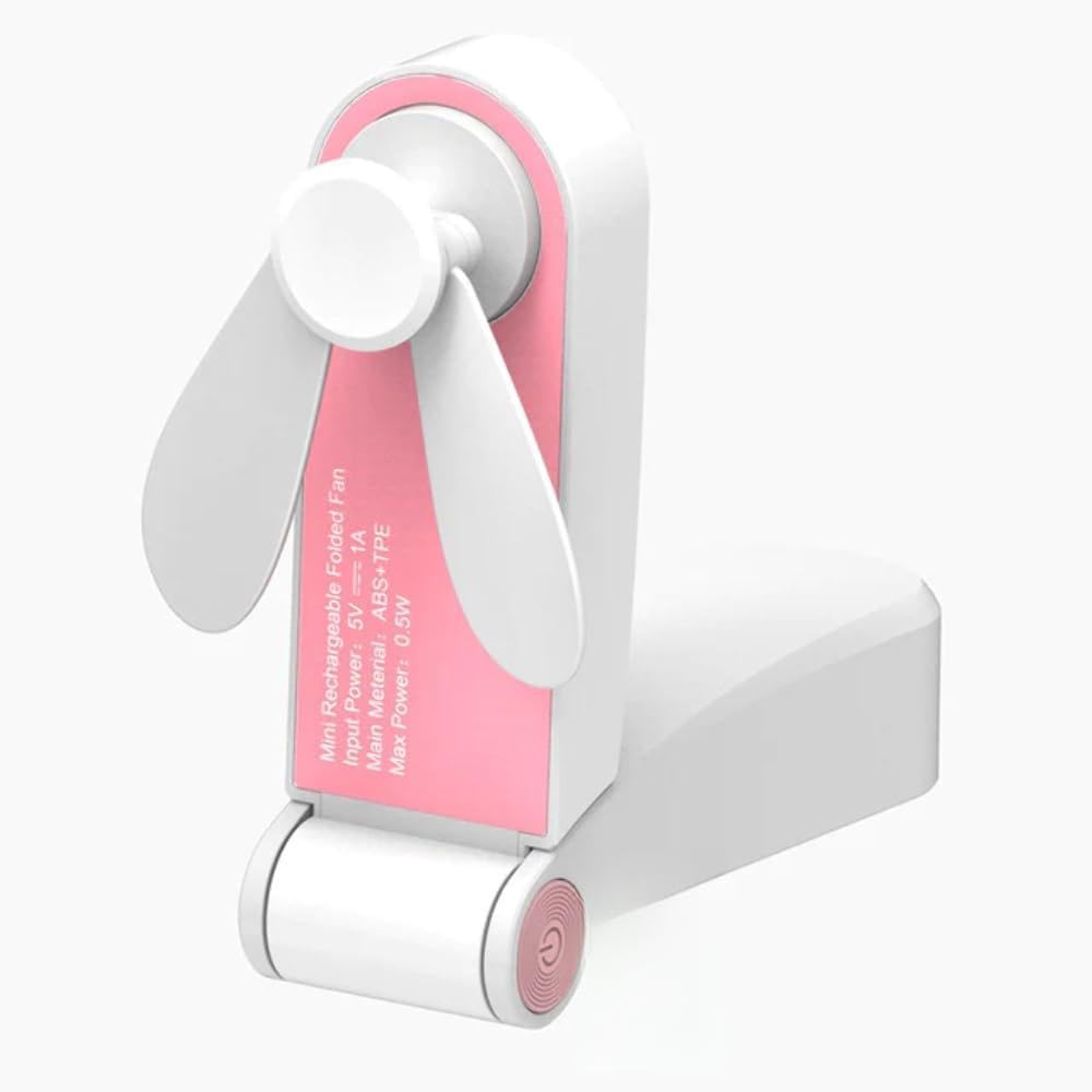Mini ventilateur de bureau pliable pour rester au frais au bureau et en voyage