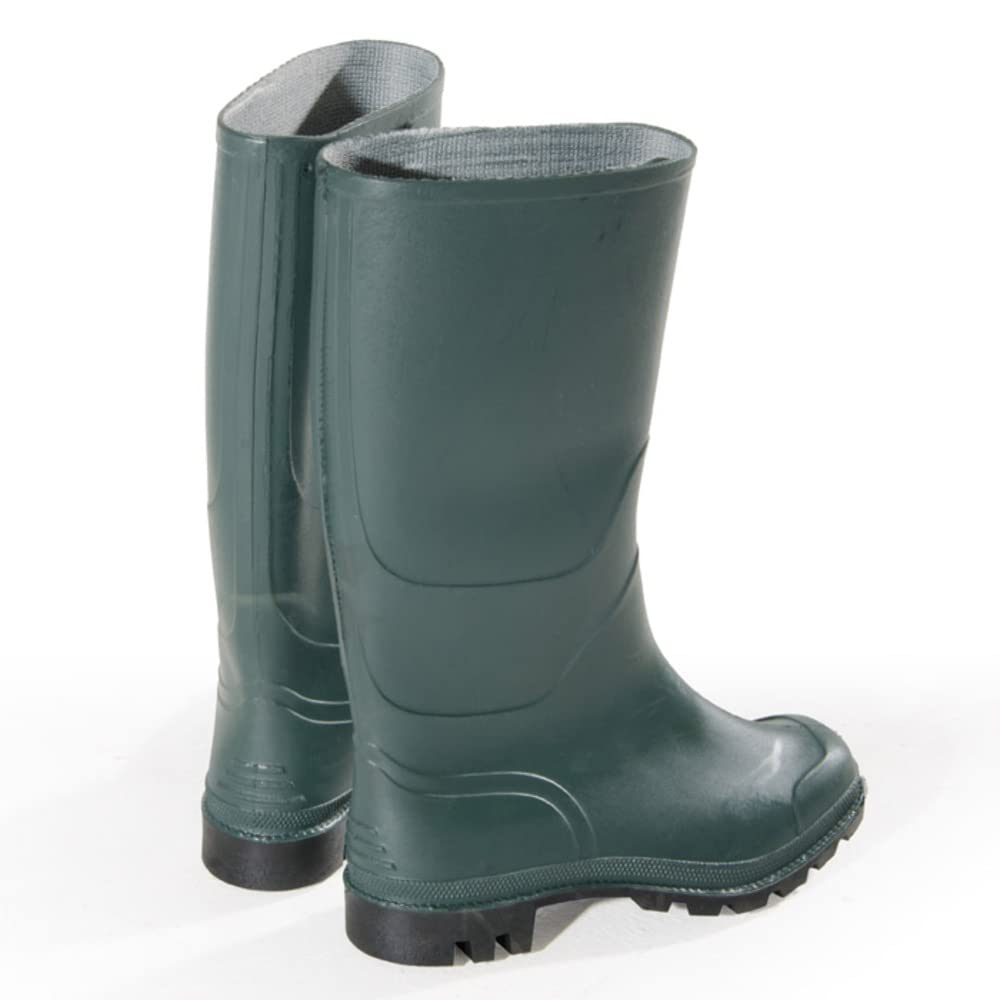 VERDELOOK Stivale al Ginocchio in PVC Taglia 41, Verde, per Giardino e Fai da Te
