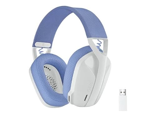 Logitech - G435 Lightspeed Wireless Gaming Headset - Blu-Bianco