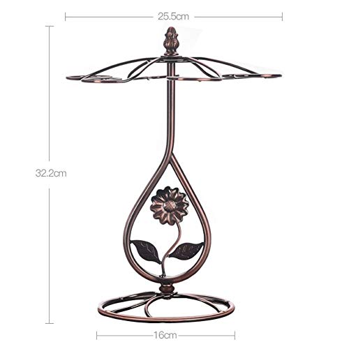 Soporte para botellas de vino Rustico de mesa metálico miniatura 5