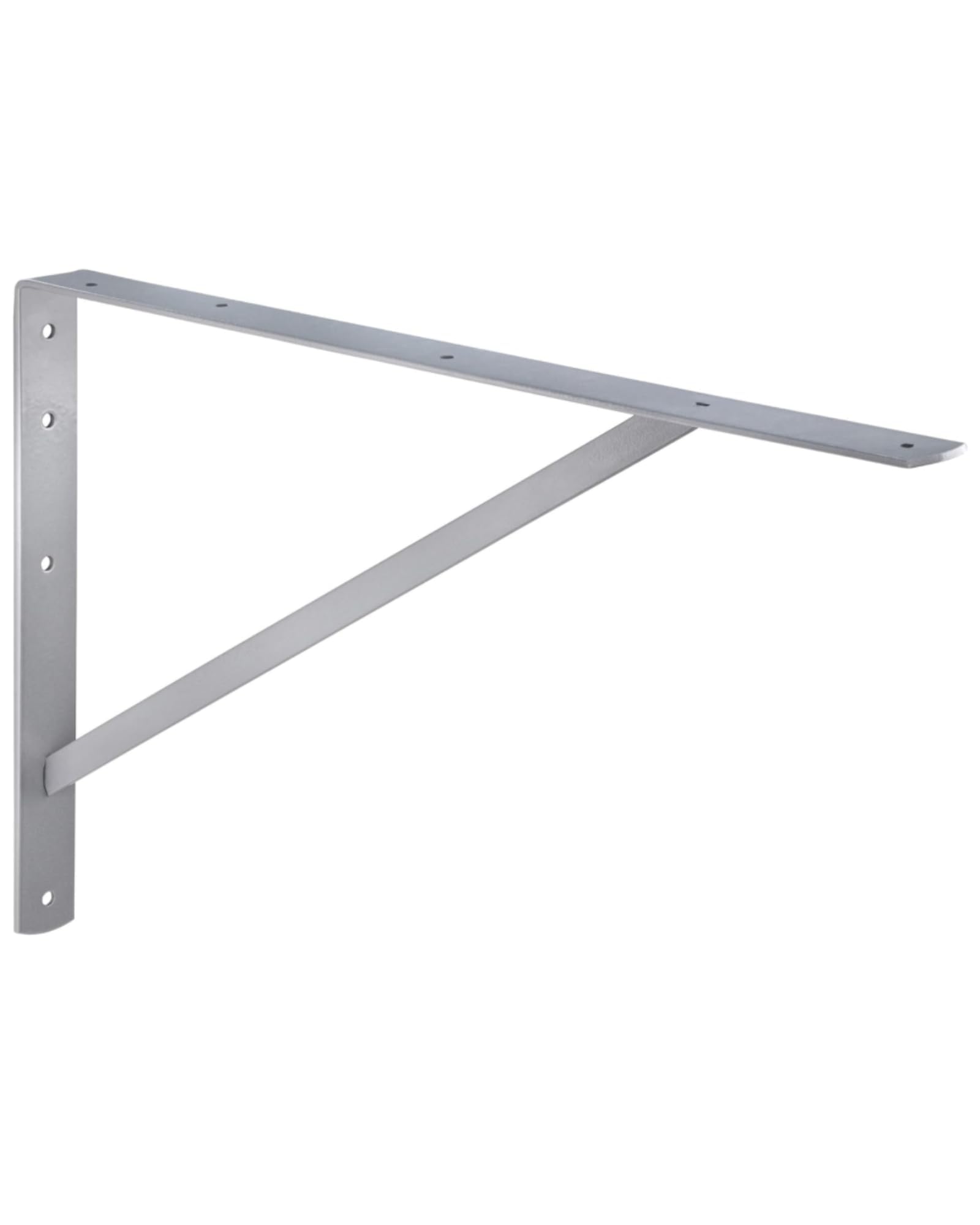 Gedotec Schwerlastwinkel ATHENA 1 Stück Regalwinkel I Tiefe 300 mm I Schwerlastkonsole Silber I Wandhalterung Regal Tragkraft 300 kg I Winkel Metall massiv | Regalträger | Wandmontage Konsole