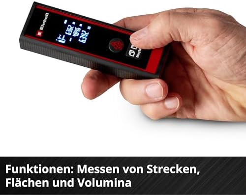 Bild 6 - Einhell Laser Entfernungsmesser TC-LD 40 R (40 m max. Messbereich, Messmodi Distanz, Fläche, Volumen, Dauermessung, LCD-Display, Abschaltautomatik, Tasche, ohne Batterien)