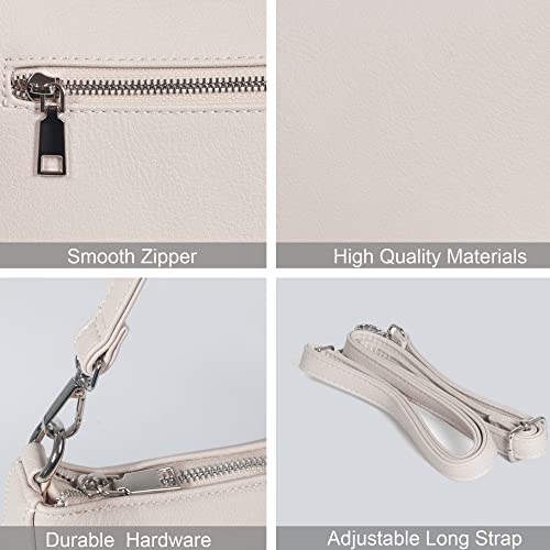 Image of Small Shoulder bag with 2 Removable Straps Cross Body Clutch Purse Handbag for Women