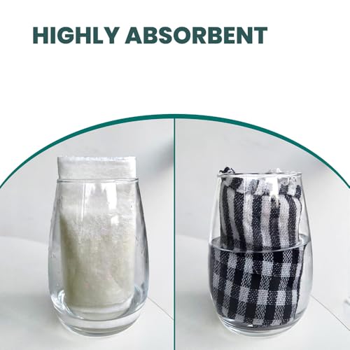 Image of Happi Planet | Reusable Kitchen Towels | Kitchen Cleaner Wipes | 20 Pulls - 2000 Times Washable | Pull Wipe Wash Reuse | Highly Absorbent, Eco-Friendly, Non-Toxic | For Oil, Tea, Ketchup & Flour Stain