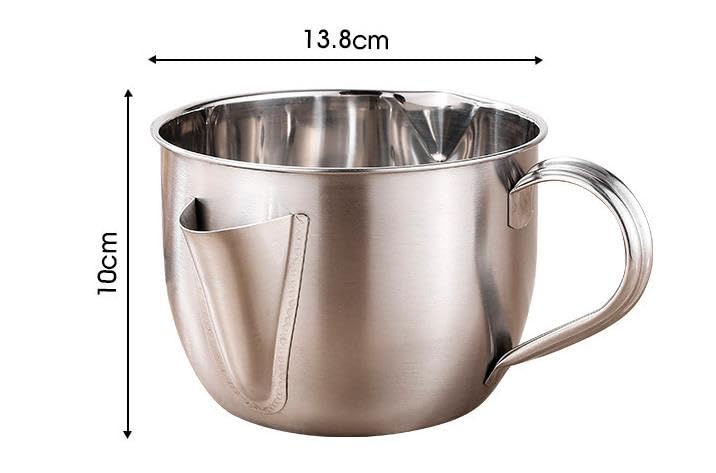Caraffa Separatrice Grasso LATRAT - Acciaio Inox 1L Per Cucina, Riscaldabile Su Induzione - Foto 9