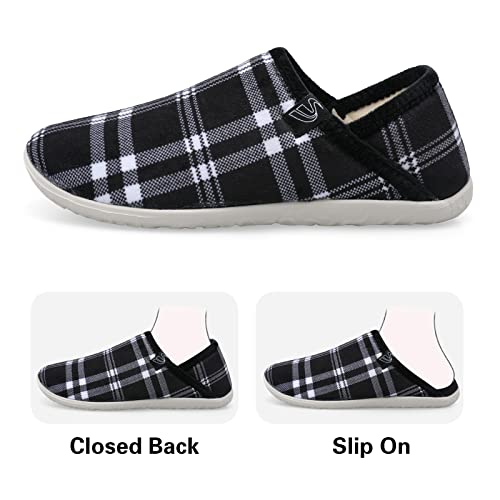 Image of Spesoul Fuzzy House Slippers for Women Men Indoor Closed Back Lightweight Cozy Faux Furry Lining Barefoot House Shoes Slipper Socks for Bedroom Home Office Yoga Outdoor Walking Shoes