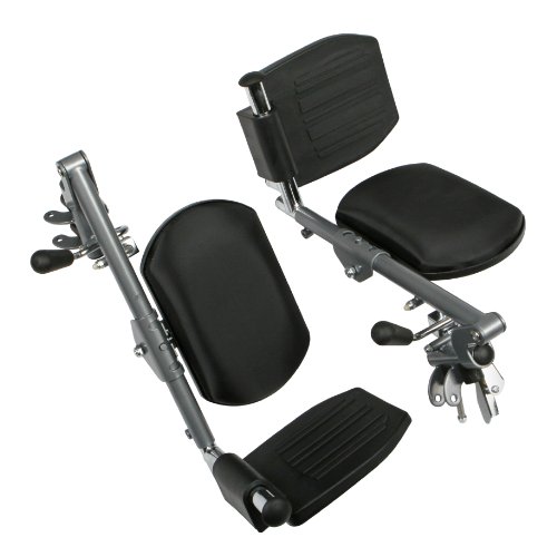 Medline WCA806985E Gray Elevating Leg Rest For Wheelchairs cover