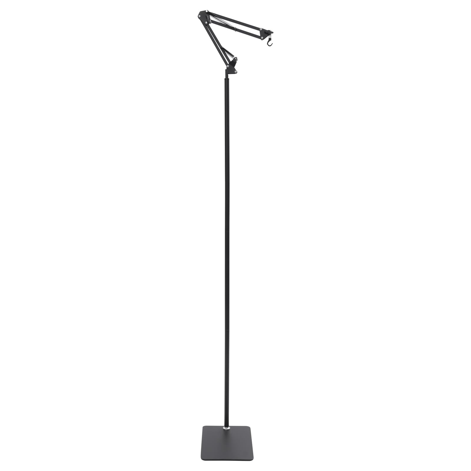 Support de lampe réglable pour reptiles - Hauteur : 70 à 150 cm - Support de lampe chauffant pour reptiles - Avec socle - Support de lampe pour tortues araignées (sans lampes)