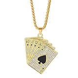 Mit dem Ace Spade Spielkartenanhänger kann die Spielkarten-Halskette Ihr Selbstvertrauen unglaublich steigern und Ihre Persönlichkeit in jeder Situation zeigen.