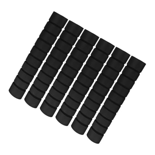 Abaodam 6 Piezas Accesorios para Barras Horizontales Almohadilla De Barra De Gimnasio Empuñaduras De Levantamiento De Pesas Ayuda para Levantar La Cama Empuñaduras De Barra Esponja Black