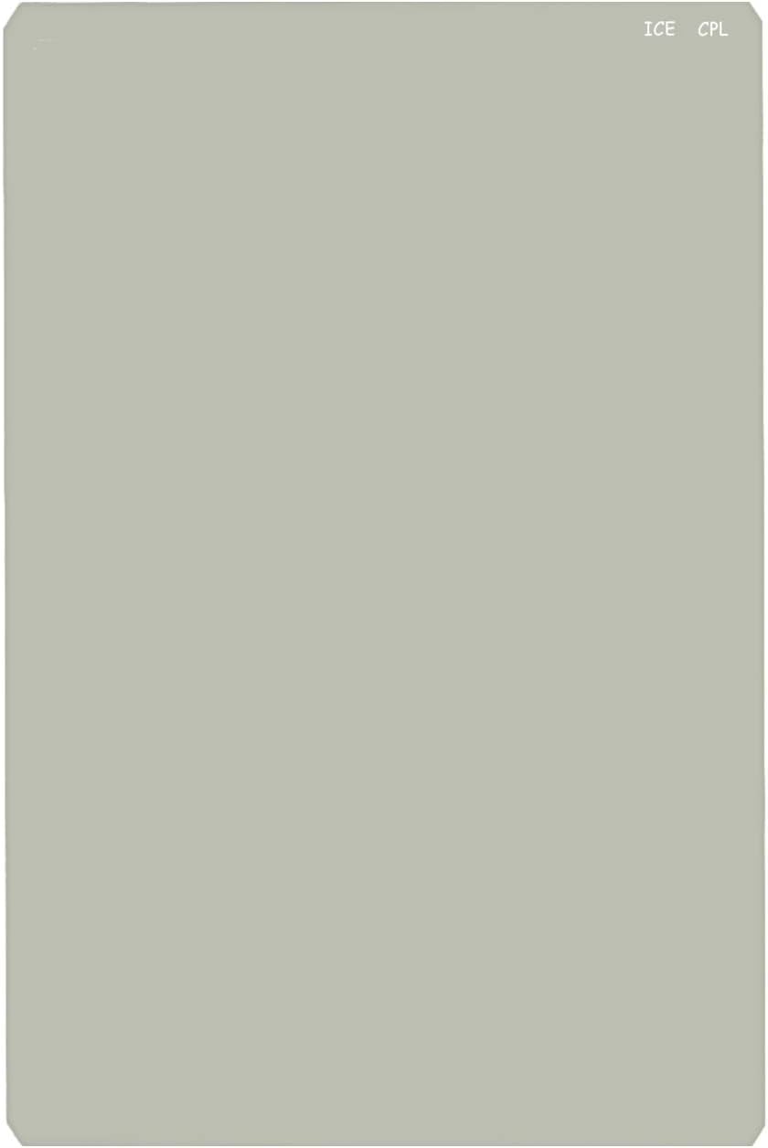 ICE 100mm x 150mm Oversized CPL Filter Circular Polarizer Optical Glass 100 x 150