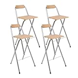 taburete inox RESISTENTE. La estructura de metal y la superficie de madera combinan a la perfección y son resistente a las manchas y al agua, para facilitar la limpieza