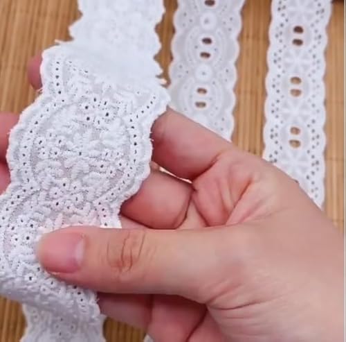 Cinta de encaje de algodón para remates limpios en vestidos 2