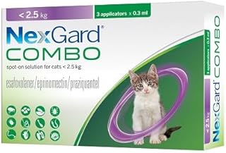 Nexgardd Flea and Tick Prevention Combo for Cats Under 2.5 kg