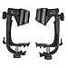 ERINGOGO 2pcs Drum Microphone Clips Adjustable Drum Rim Mic Clips Mic Mount Clamp Microphone Holder Drum Accessories