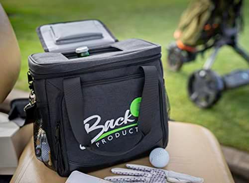 Back9Products Golf Cart Cooler Bag Backpack with Magnetic Lid - 12-Can Insulated Soft Cooler Bag Collapsible - Perfect for Golfer Cart or Push Cart - Leak-Proof Best Cooler Bags - Golf Gift for Men