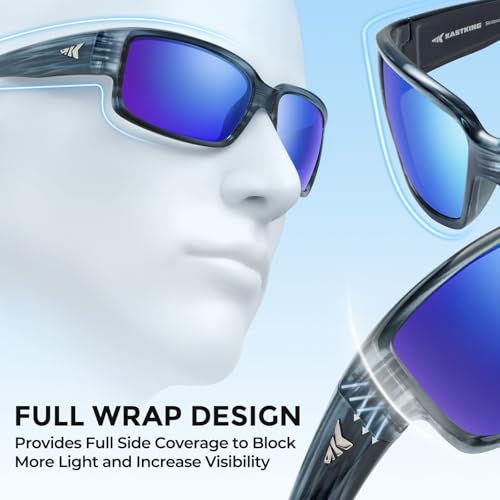 Image of KastKing Skidaway Polarized Sport Sunglasses for Men and Women,Ideal for Driving Fishing Cycling and Running,UV Protection