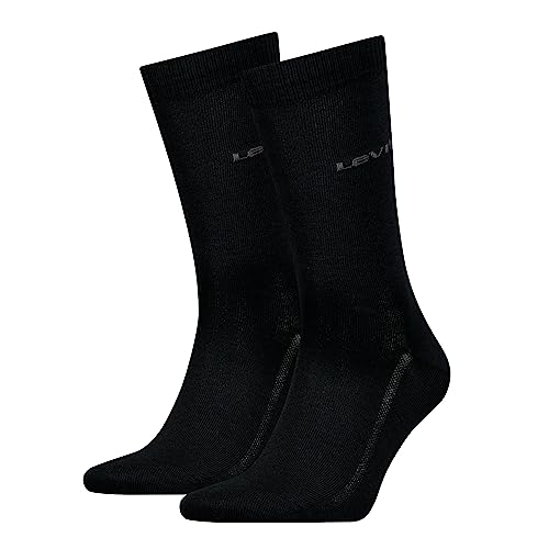 Levi’s Classic, Calzini Unisex – Adulto, Sostenibile Nero, 43-46