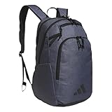 adidas Mochila esportiva Defender 5 Team (33l) durável, grande, atlética, academia, laptop, bolsa de viagem, Sarja Onix cinza/preta, One Size, Mochila esportiva Defender 5 Team (33l) durável, grande