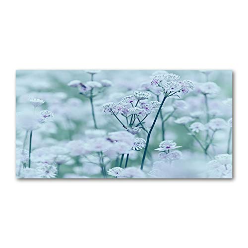 Dosseret en verre de sécurité trempé 100x50cm splashback protecteur fleurs